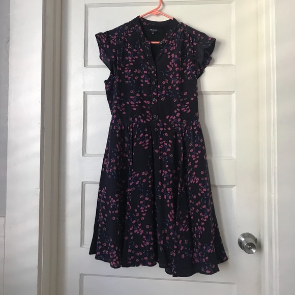 Madewell Dresses & Skirts - Madewell Silk Dress in Night Orchid
